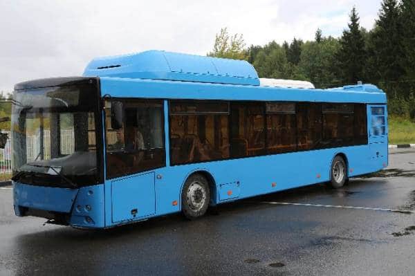 Первый белорусский автобус на природном газе сошел с конвейера завода