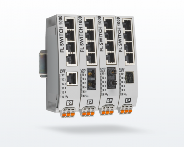 Phoenix Contact – Новые неуправляемые коммутаторы Ethernet с оптоволоконными интерфейсами